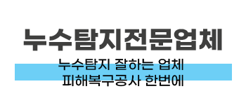천안시 서북구 누수탐지, 피해복구공사 전문